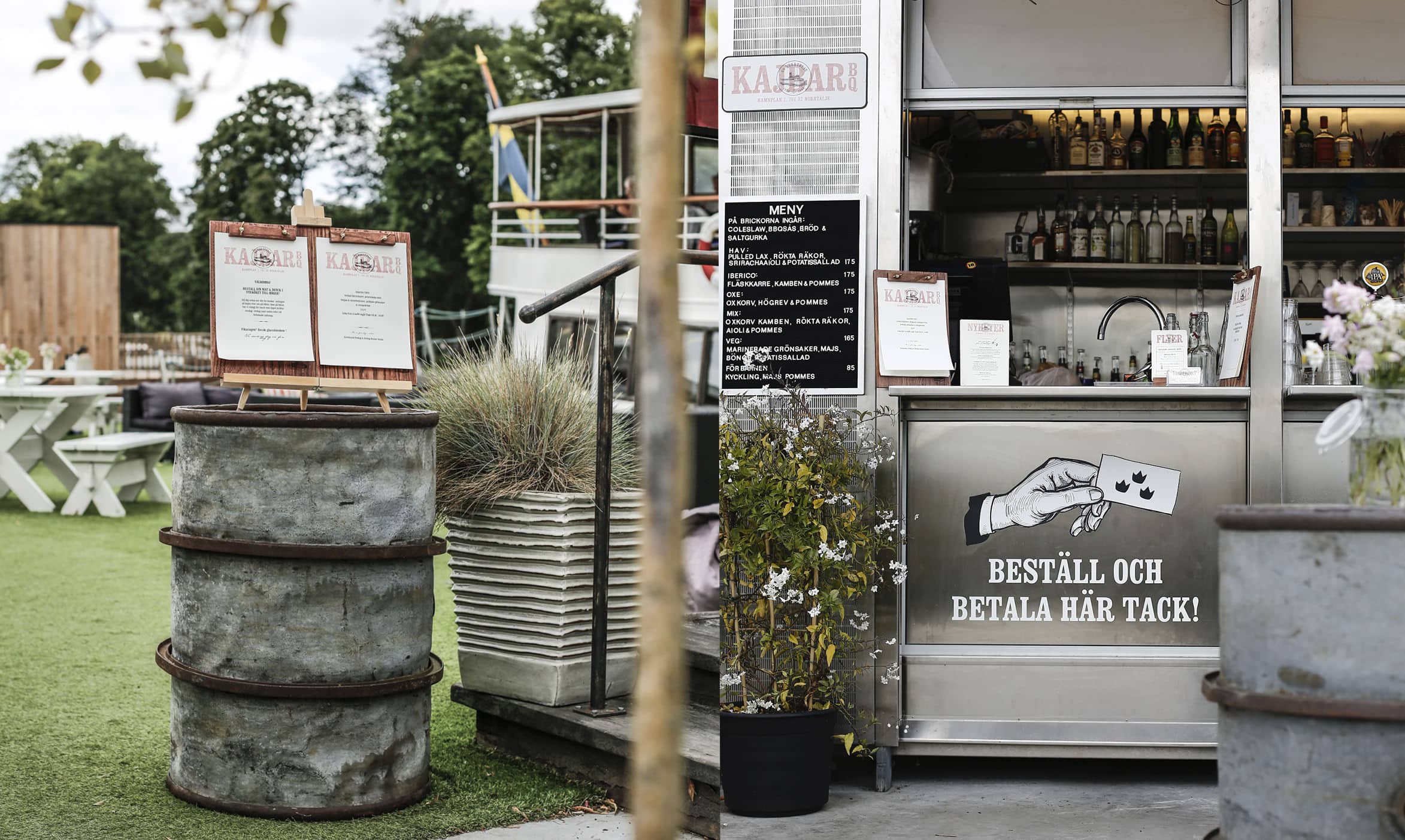 s/s Norrtelje – kajbarbq, Grafstad Designbyrå