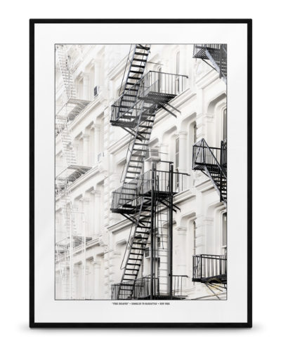 ”Fire Escapes” – New York, Brooklyn to Manhattan
